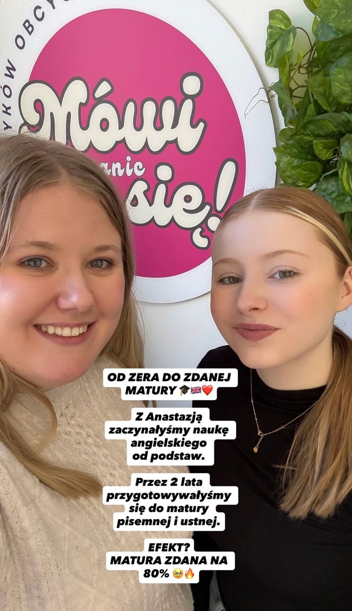 Anastazja z Kają: od zera do zdanej matury na 80%